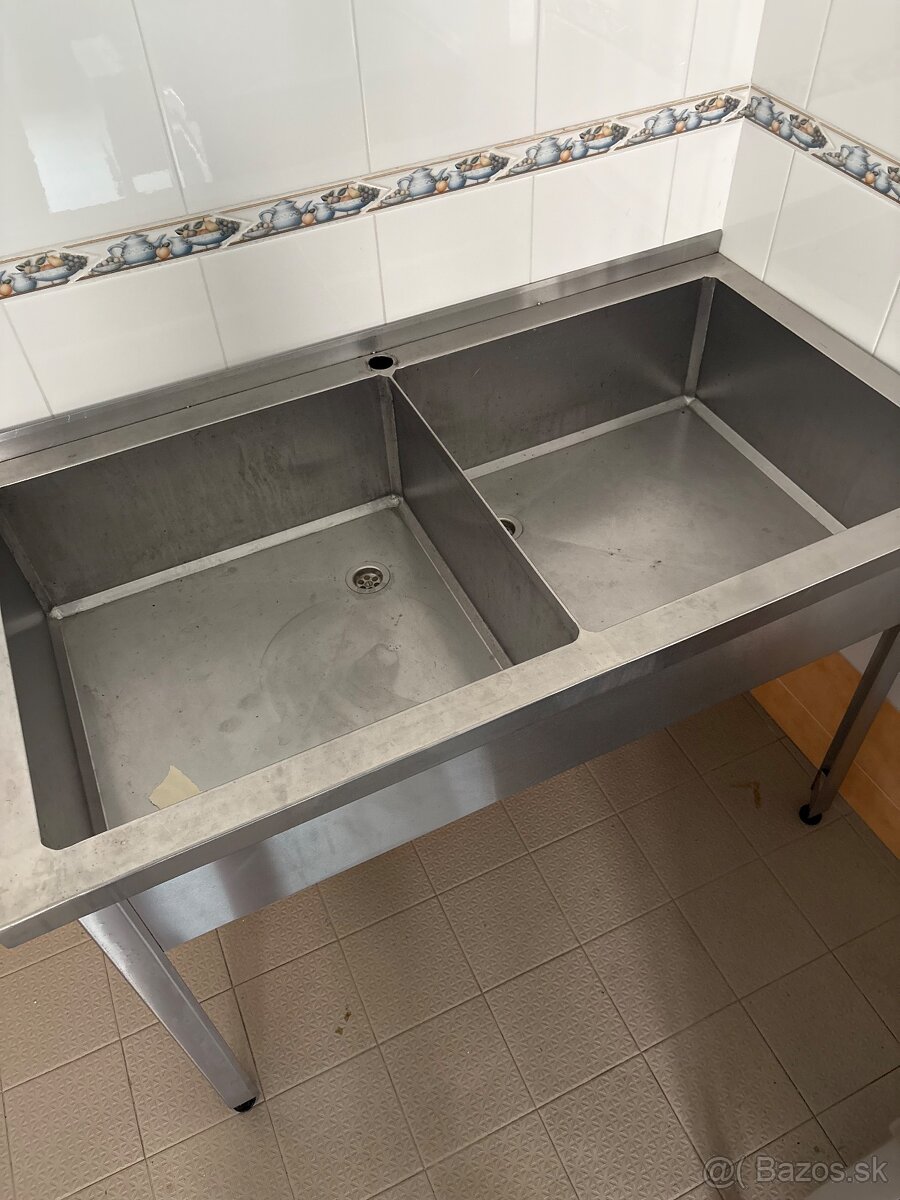 Nerezový modul dvojumývadlo