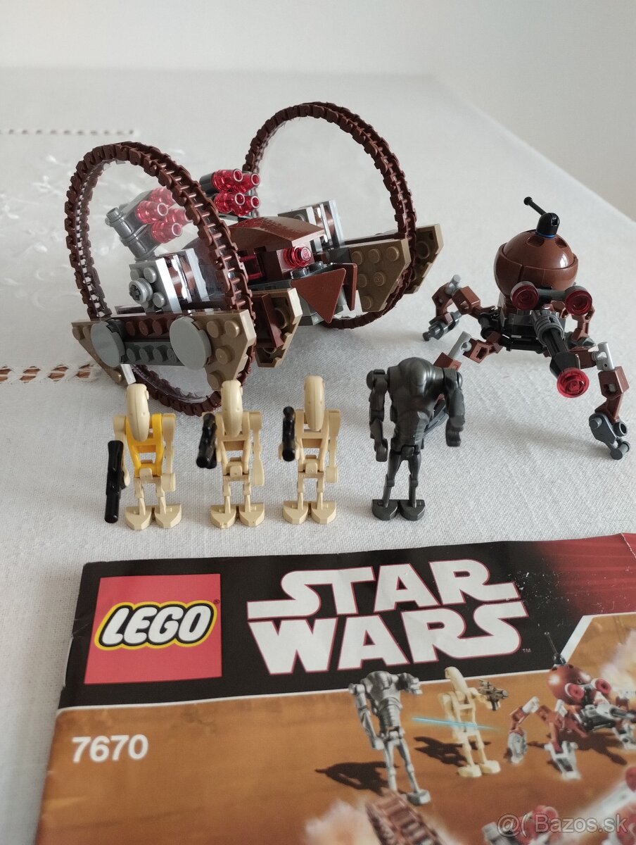 LEGO Star Wars 7670 Hailfire Droid & Spider Droid