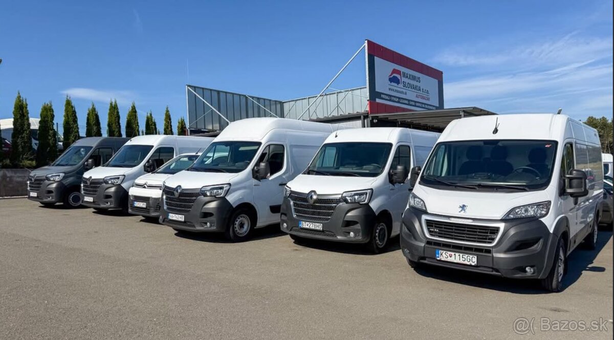 Prenájom dodávok Košice – ihneď k dispozícii