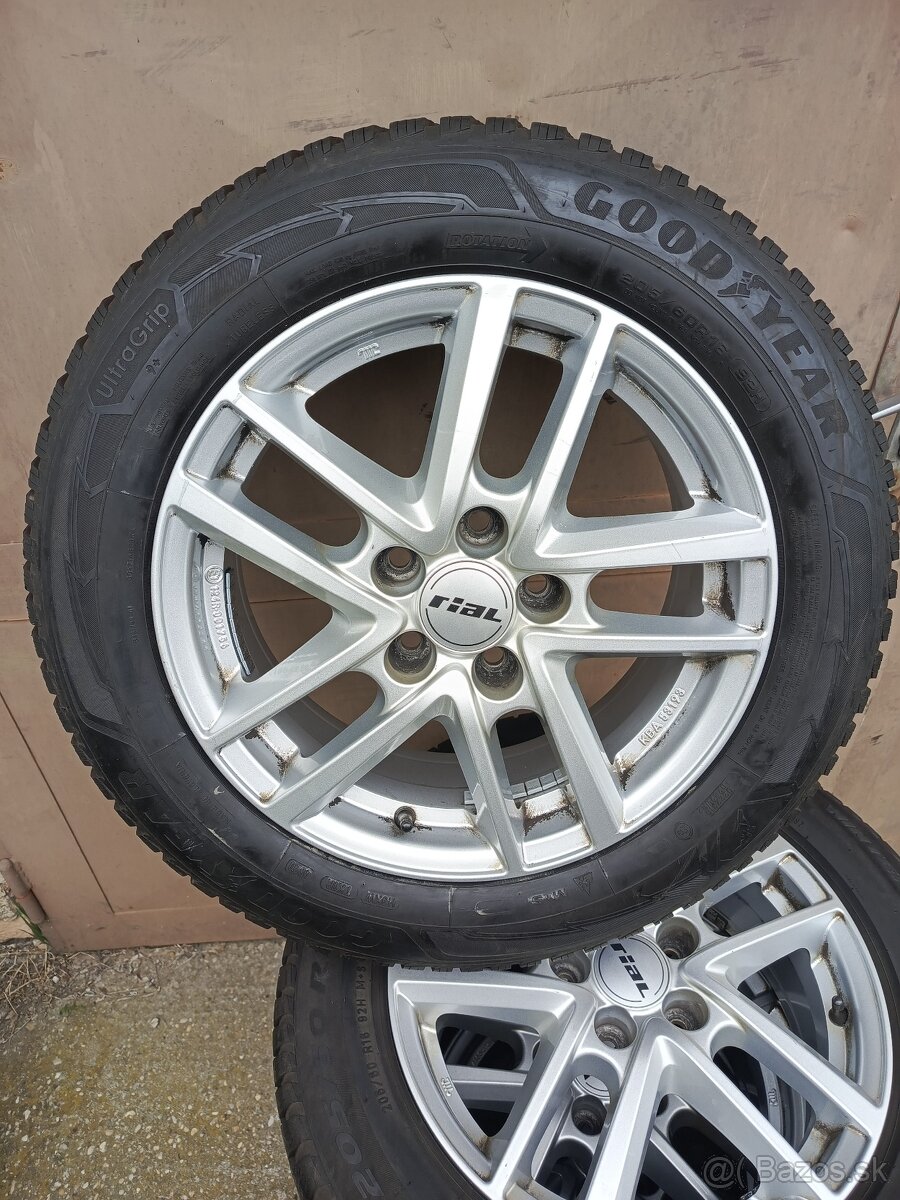 Predám alu kola RIAL Germany 5x112 R16.na Skoda, W,Seat ,Aud