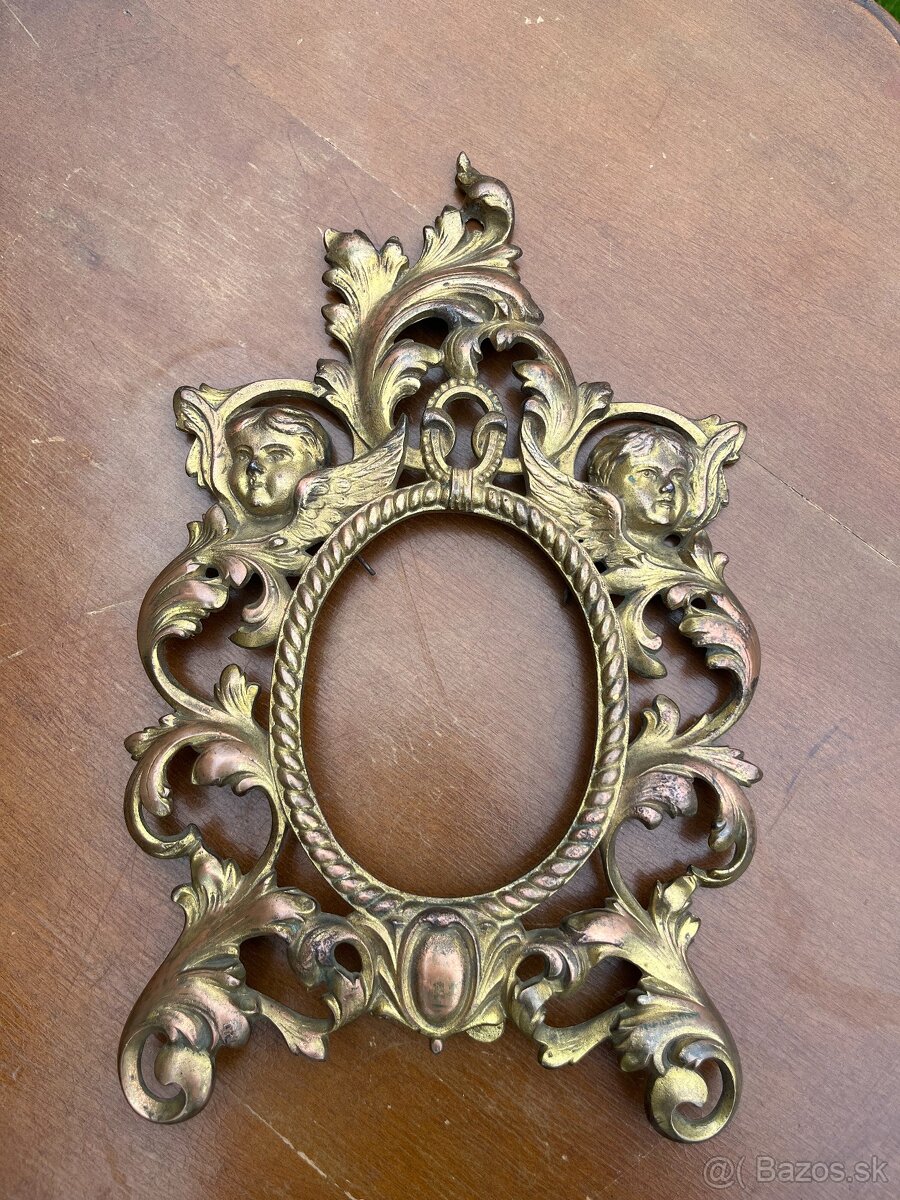 Masívny mosadzný rámik