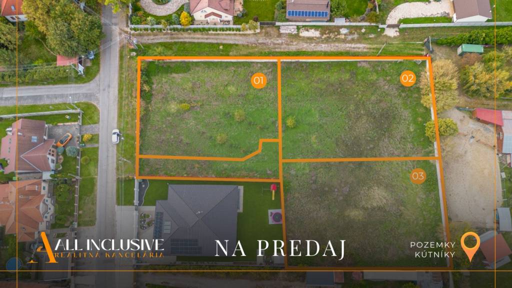 ALL INCLUSIVE | NA PREDAJ STAVEBNÝ POZEMOK (1367 M2), KÚTNIK