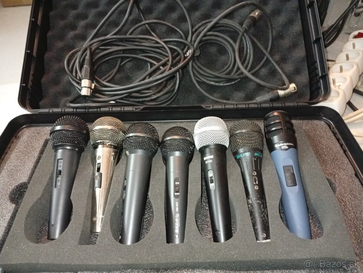 Mikrofóny a príslušenstvo od 1€