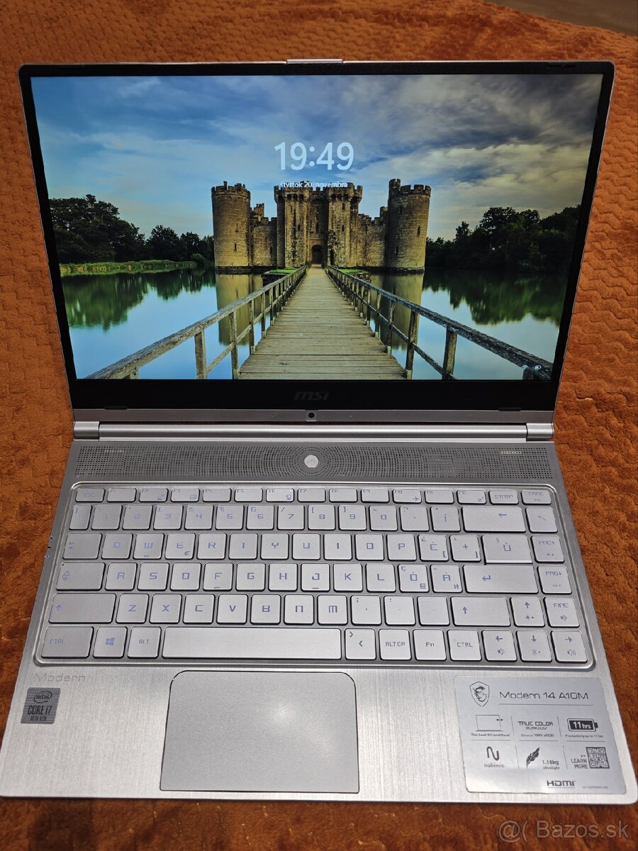 MSI MODERN 14, Intel i7 10510U, 32GB RAM, 512GB SSD NVMe
