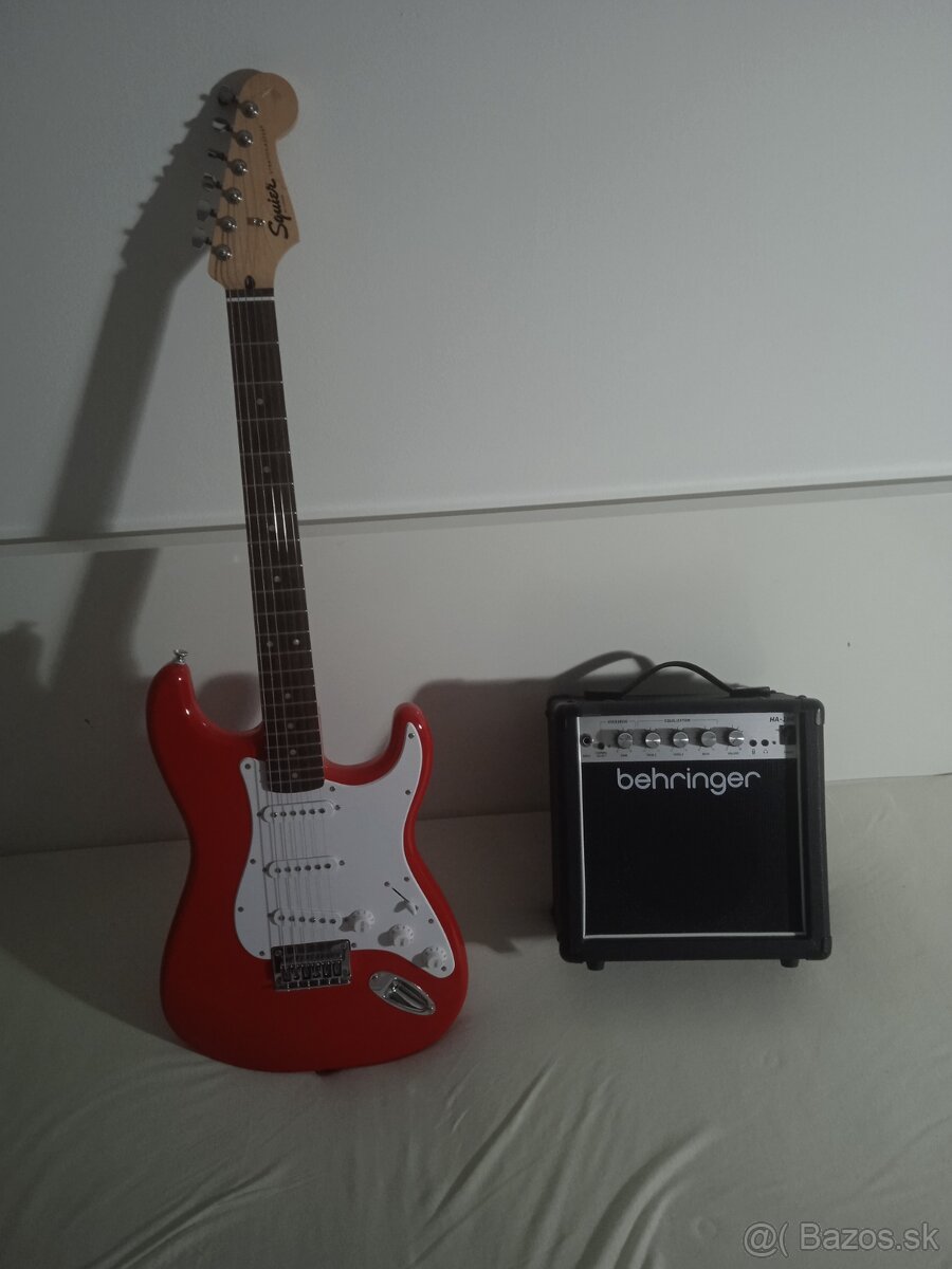 Fender Squier Stratocaster sada pre začiatočníka