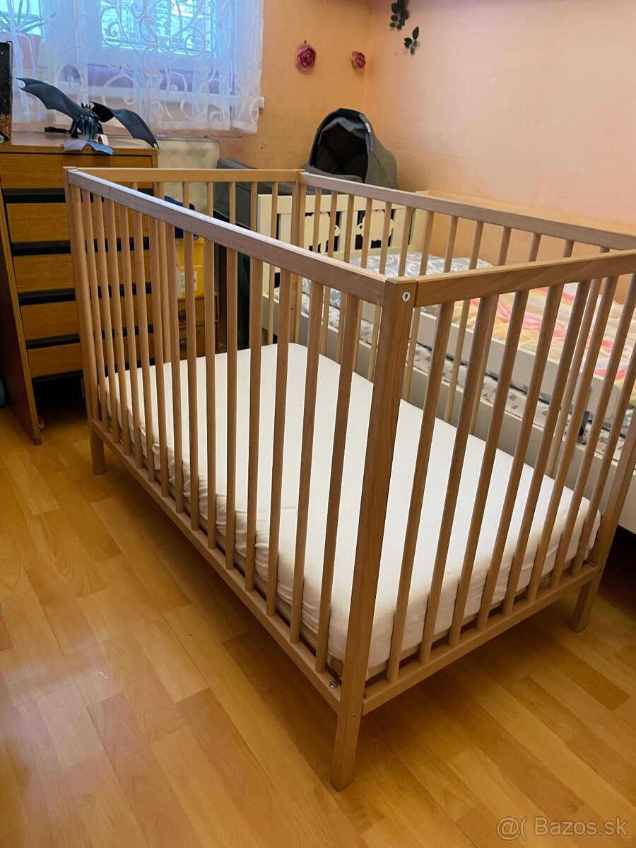 Detská postieľka 112 x 65 cm