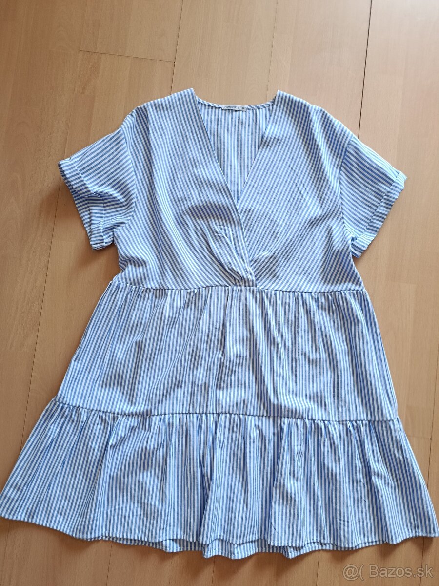 Šaty s pásikmi - pruhované šaty