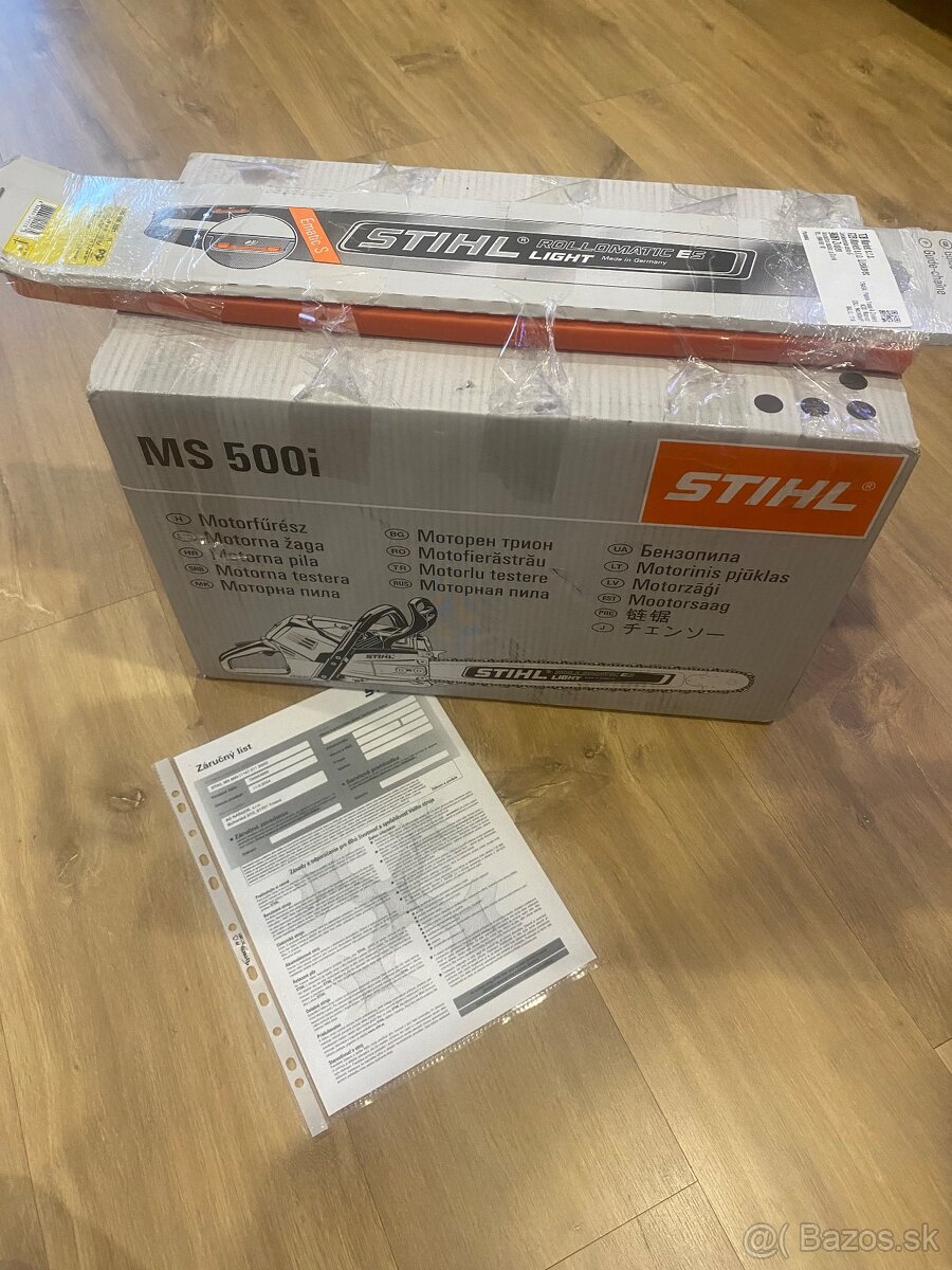 Profesionálna motorová píla stihl ms 500i