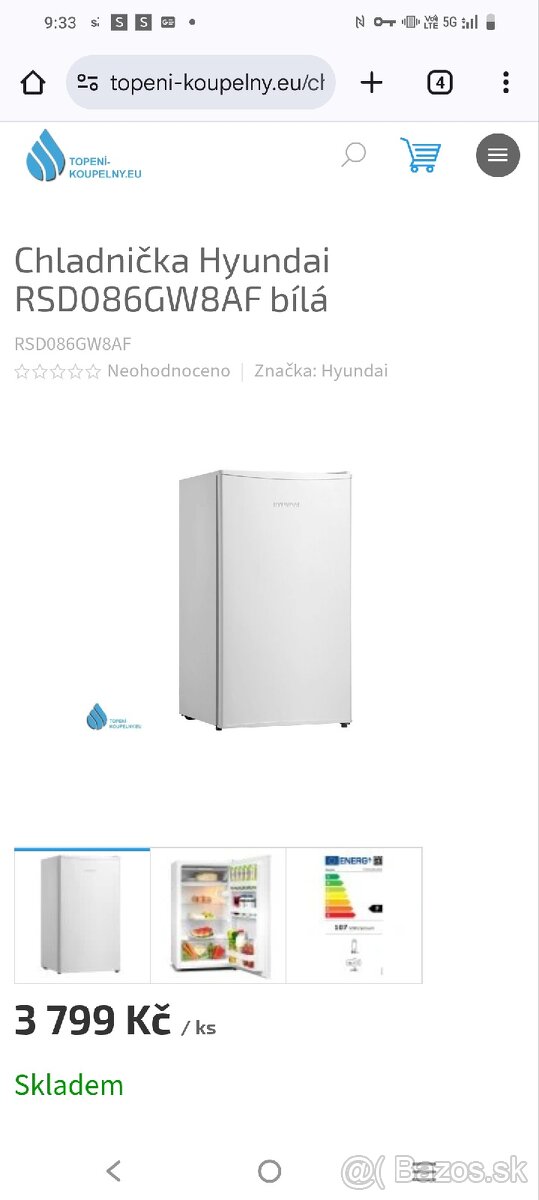 MOŽNA DOHODAPredám úplne novú chladničku bez poškodenia