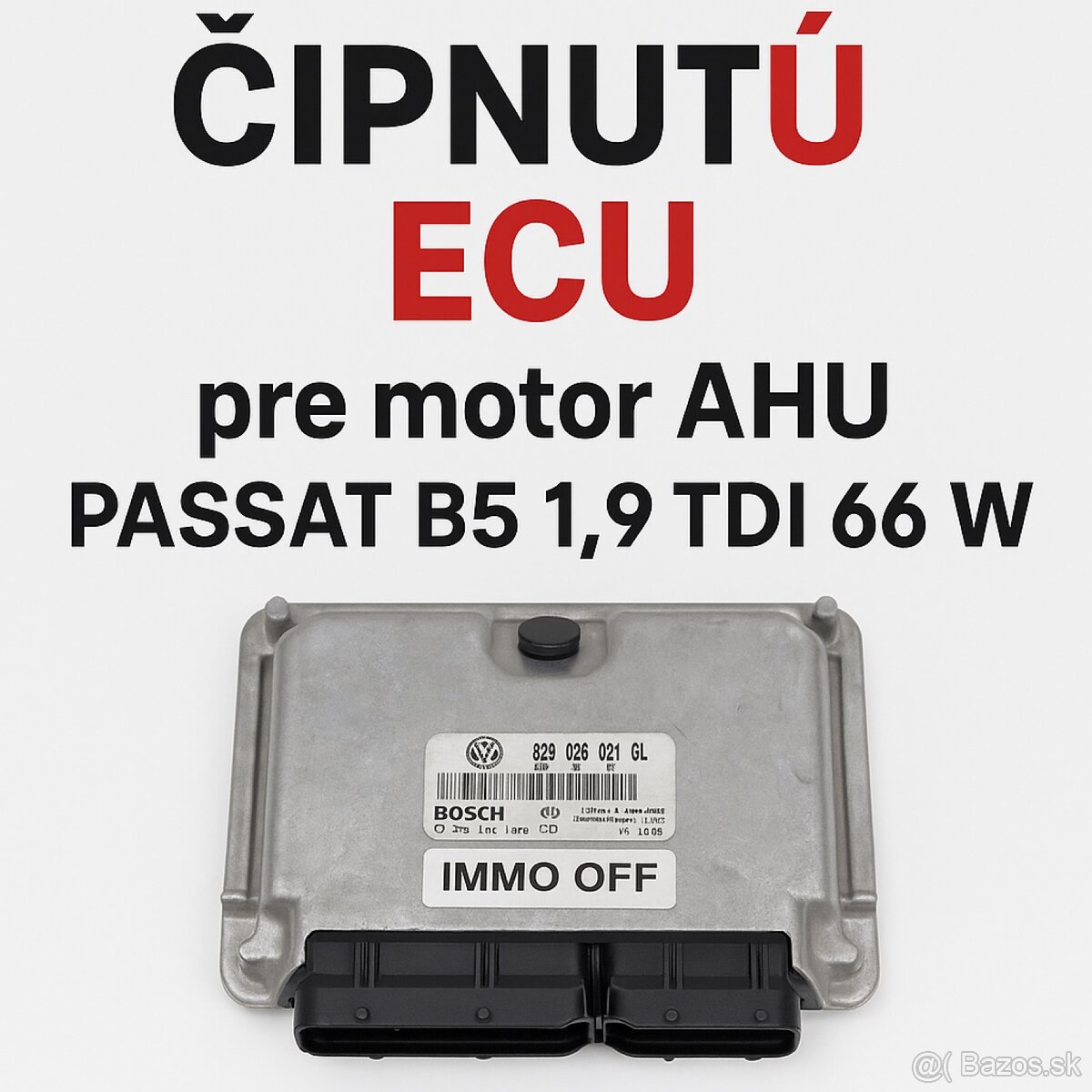 Zháňam čipnutú ECU pre motor AHU (Passat B5 1.9 TDI 66 kW)