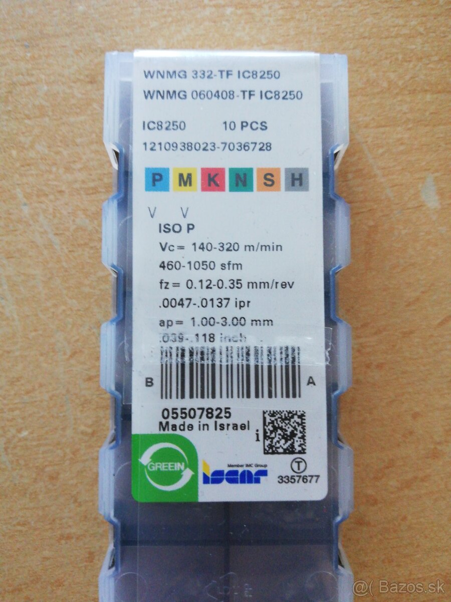 Plátky WNMG Iscar