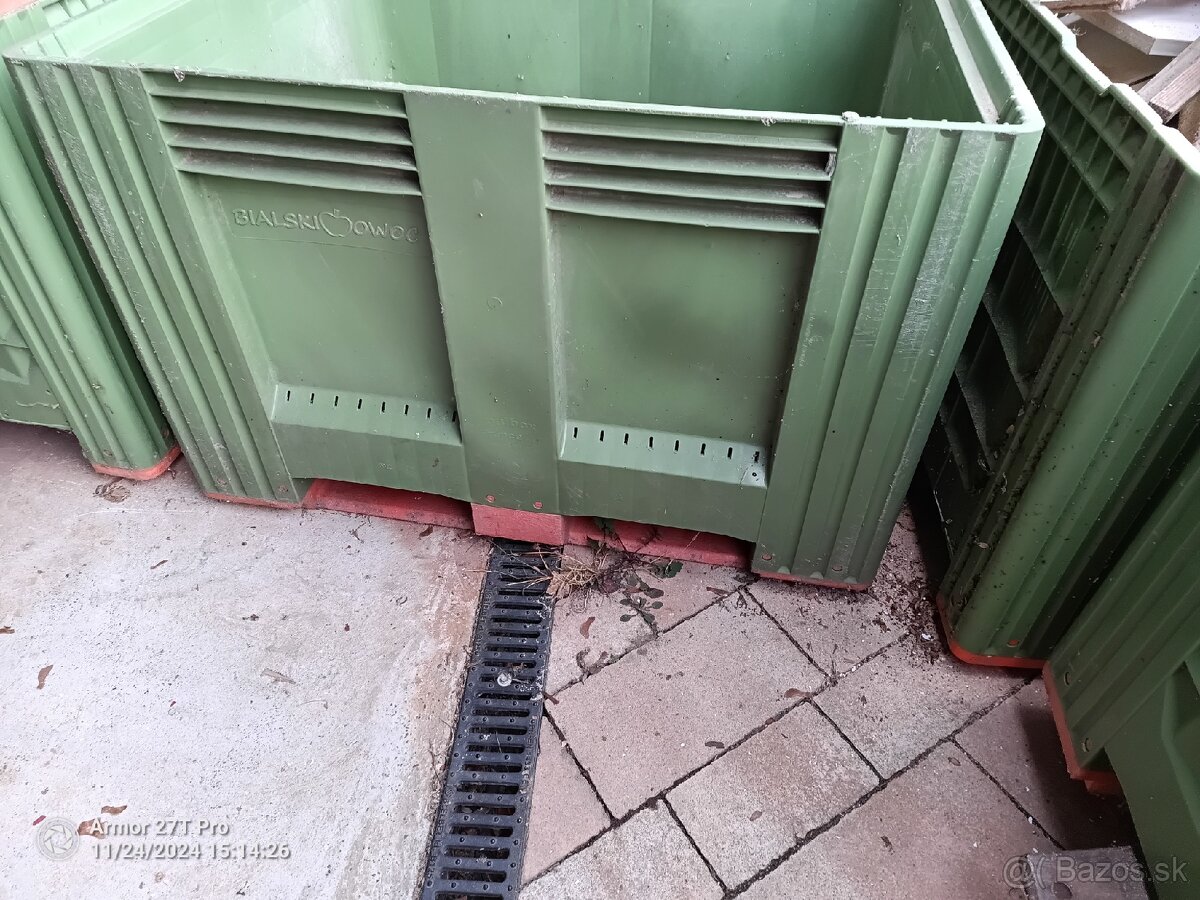 Plastové boxy, paletové boxy
