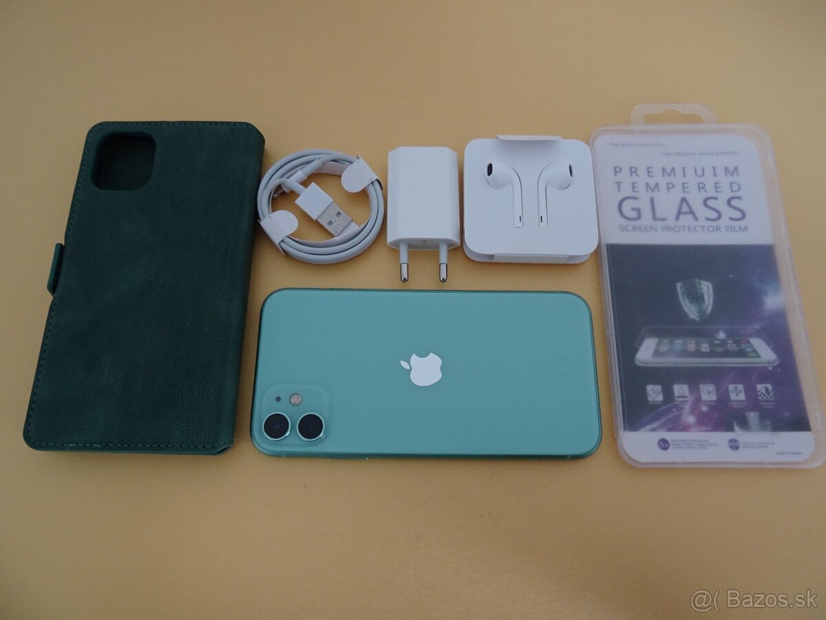 iPhone 11 64GB GREEN - ZÁRUKA 1 ROK - 100% BATERIA