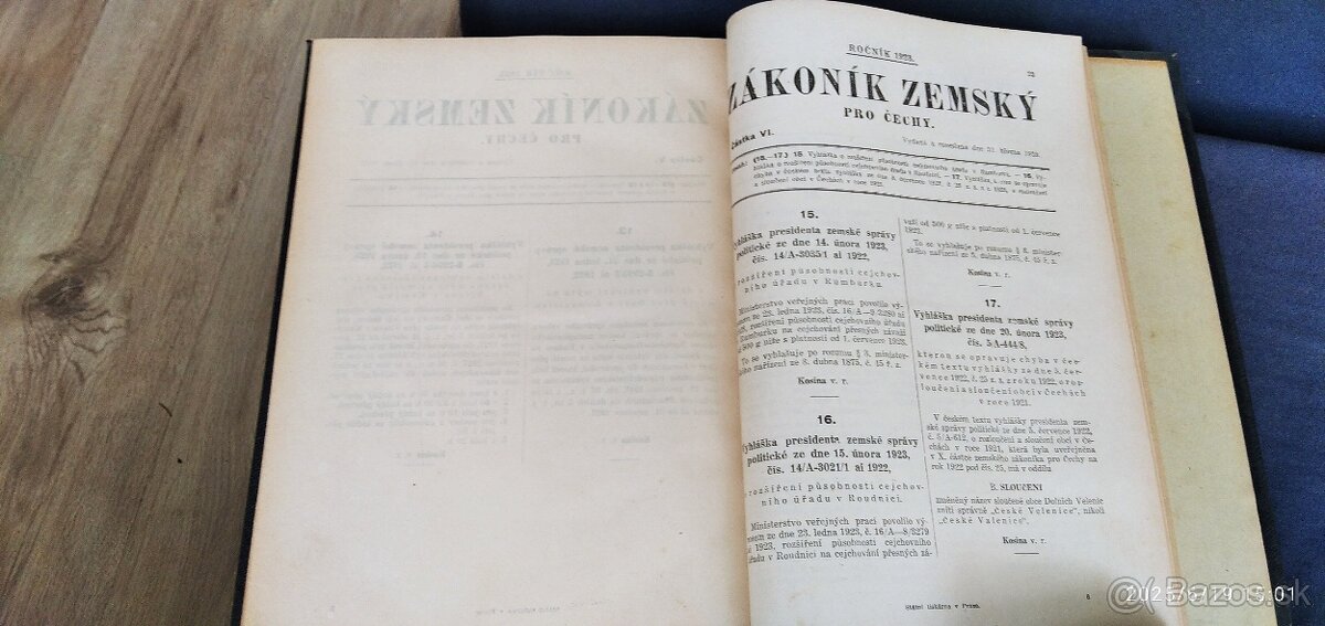 zakonnik zemsky 1922-23