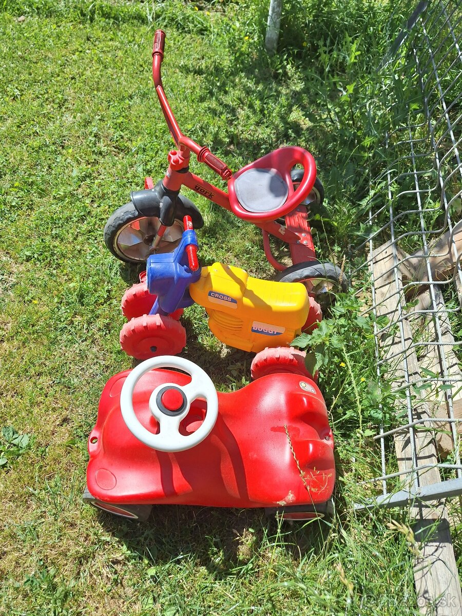 motorka,auticko,trojkolka