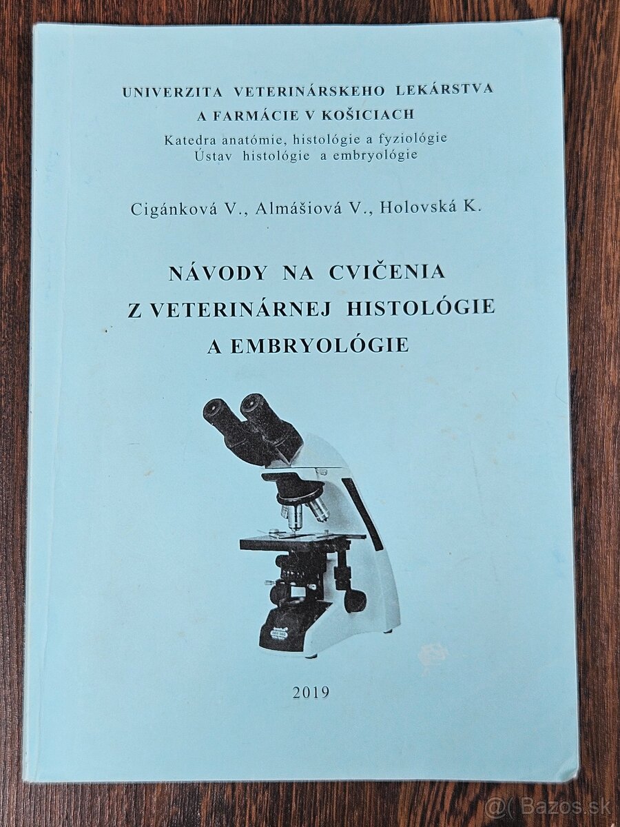 UVLF Návody na cvičenia z vet. histológie a embryológie