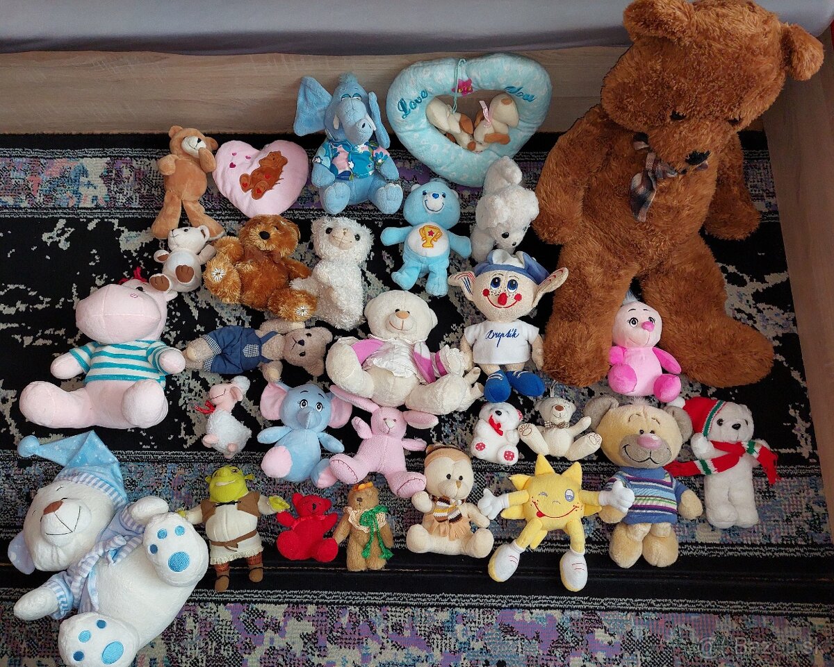 🔥💥 Predám 184 PLYŠÁKOV V 4 BALÍKOCH 🧸⚡