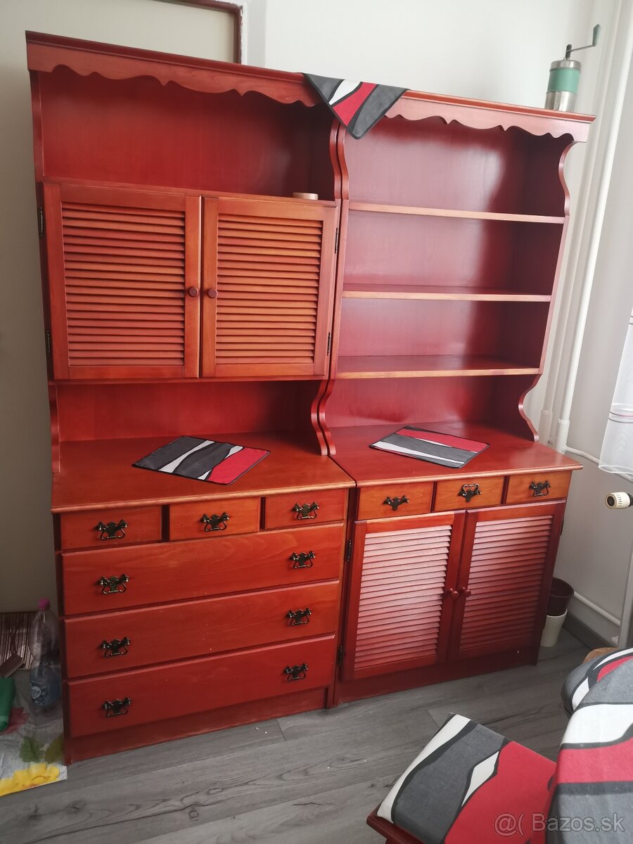 Bonanza retro zostava červená