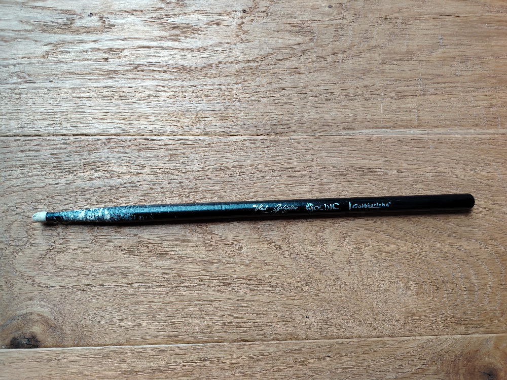 Zberateľská palička bubeníka V. Golgotiu GOTHIC