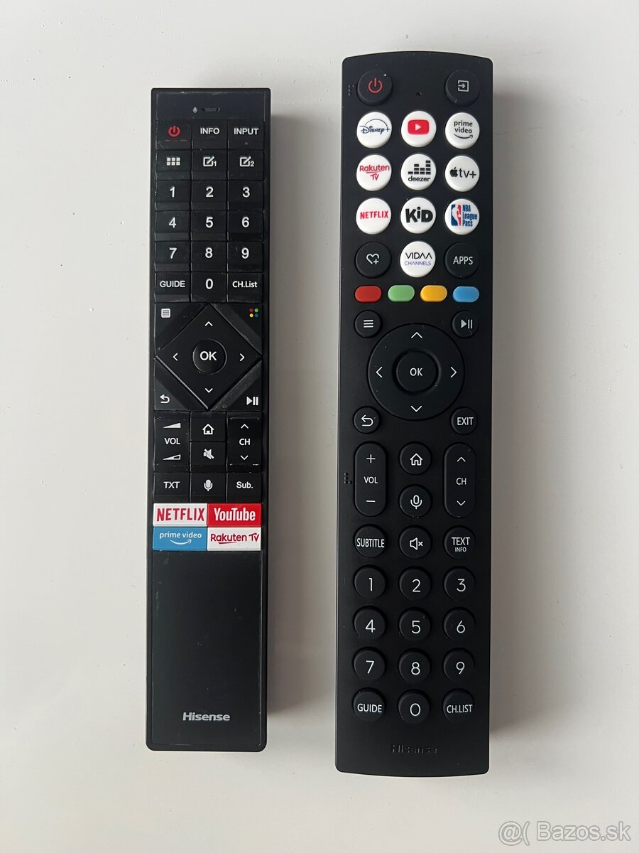 Hisense diaľkový ovladac
