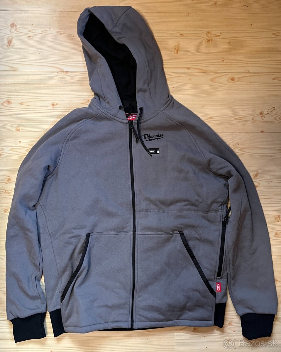 Milwaukee M12 vyhrievaná mikina - sivá