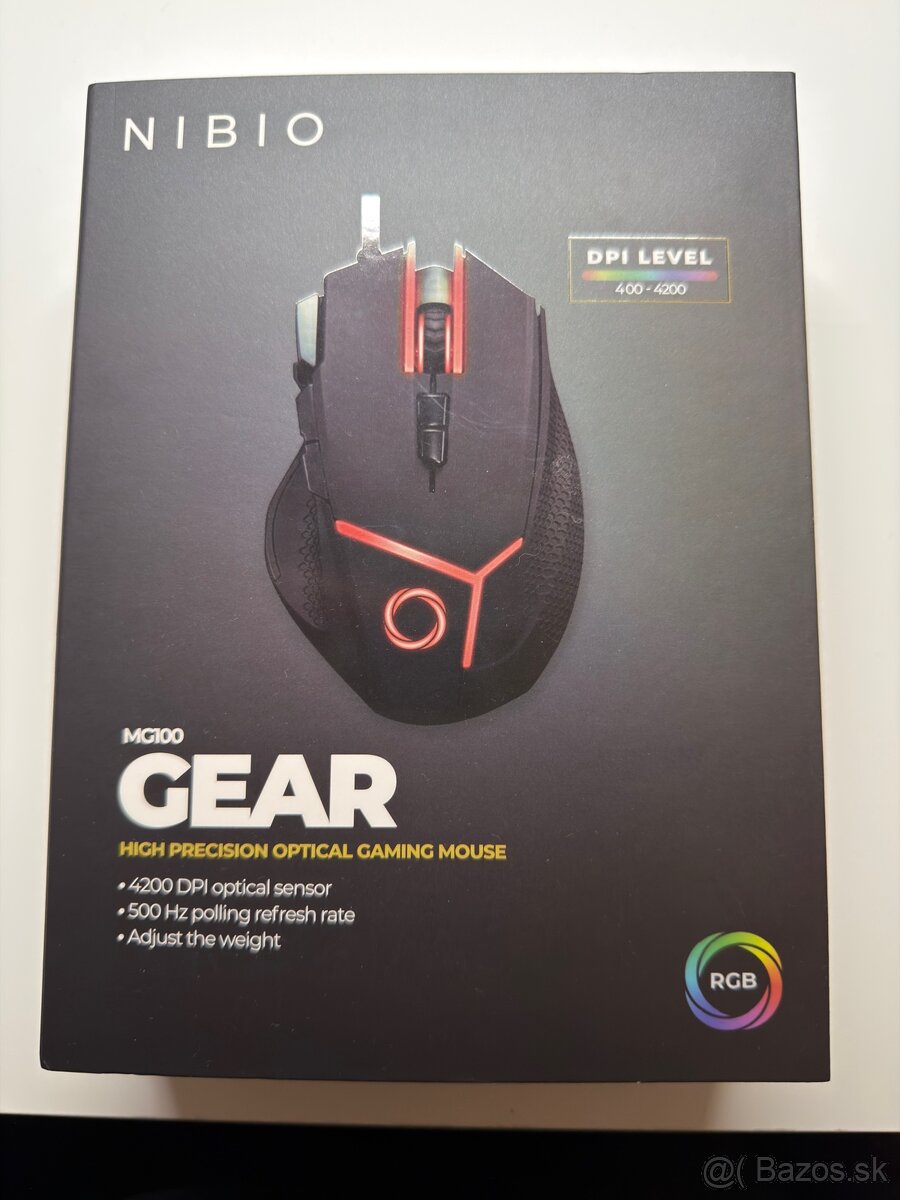 Herná myš Nibio MG100 Gear