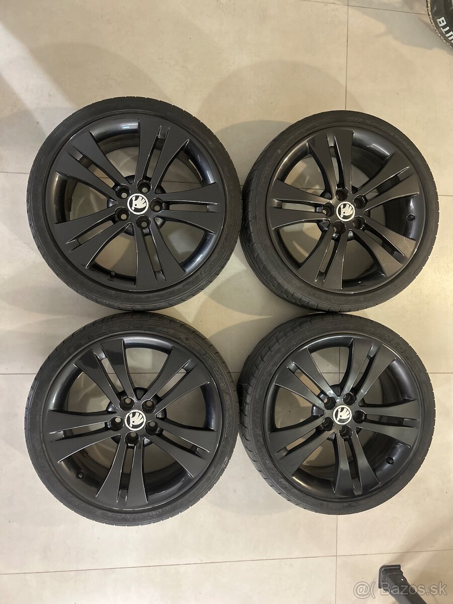 Elektróny 5x100 R17 orig. Škoda