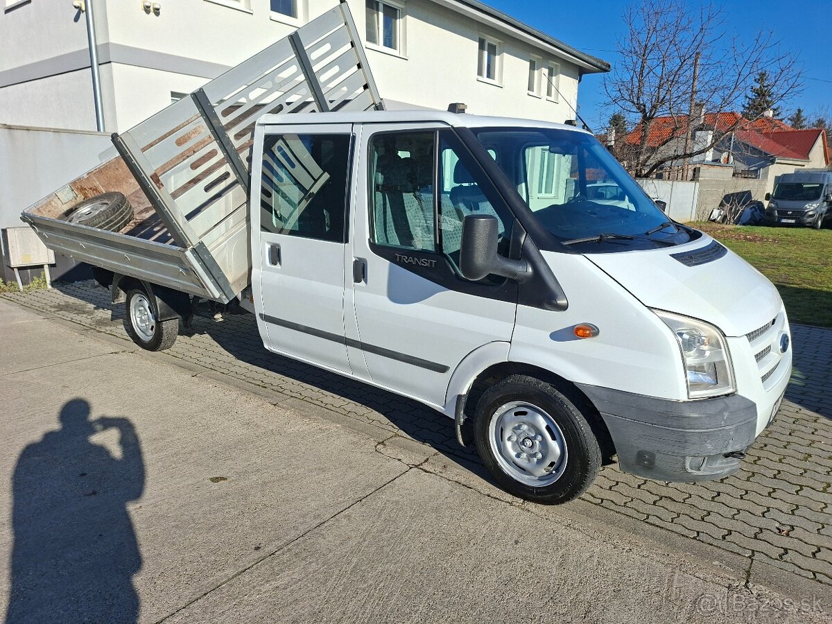 Ford Transit 2,2D- 92KW -7miest - 3stranný vyklápač