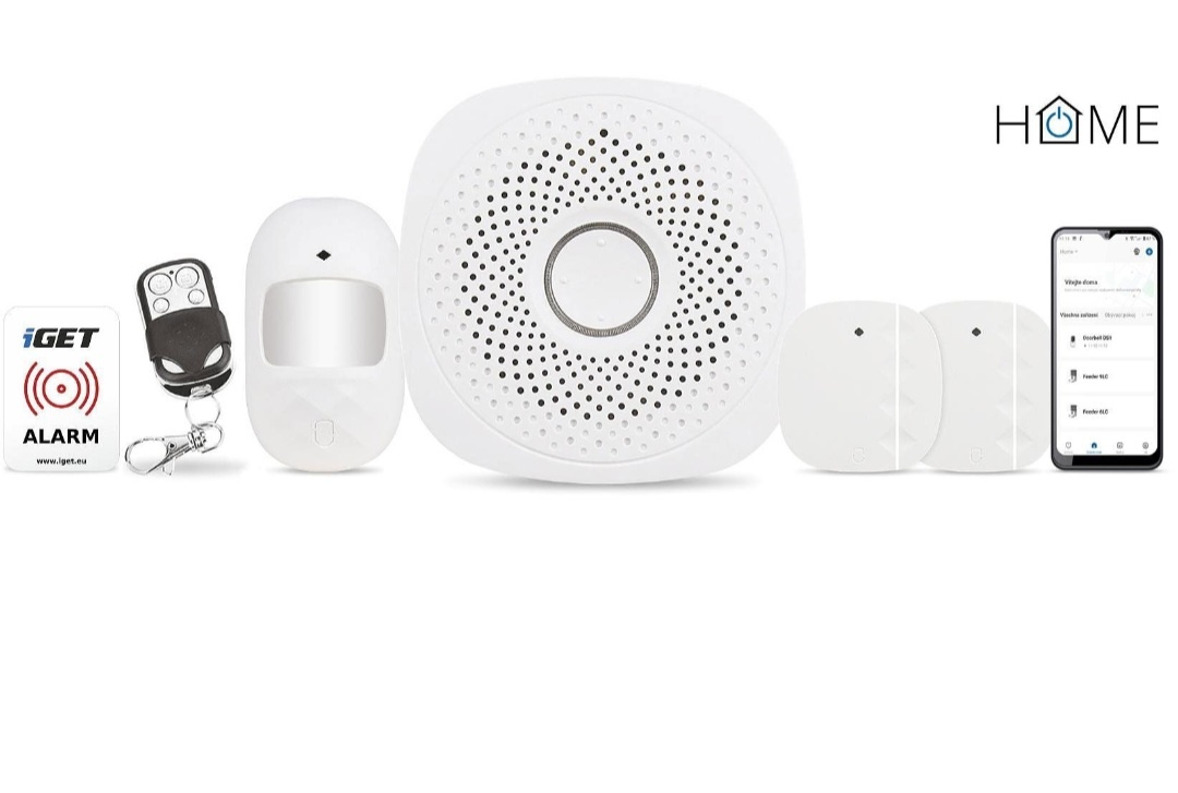 iGET HOME Alarm X1 – inteligentný zabezpečovací systém Wi-Fi