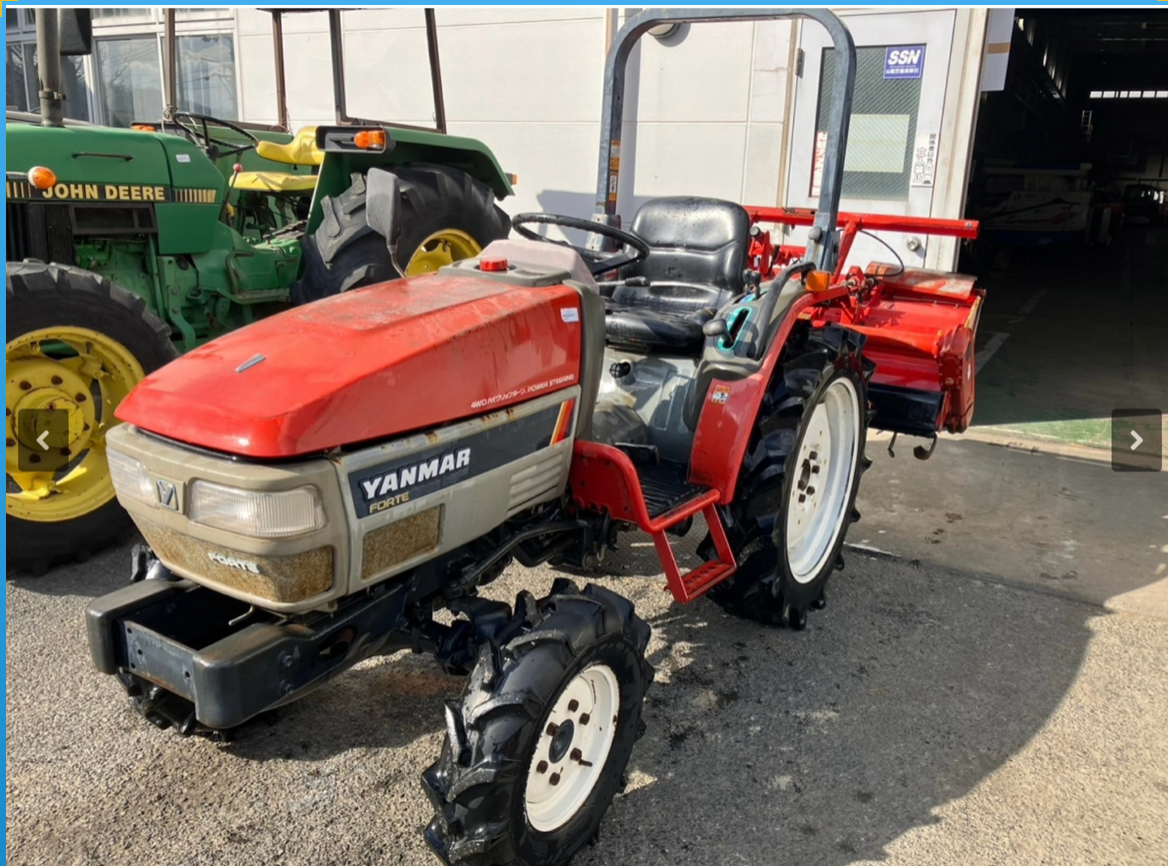 Japonský malotraktor YANMAR F210 s rotavatorom