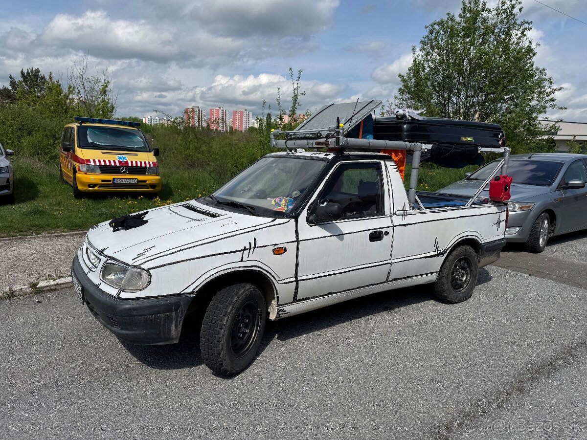 Škoda Felícia Pickup 50kw + nadstavba pre autostan