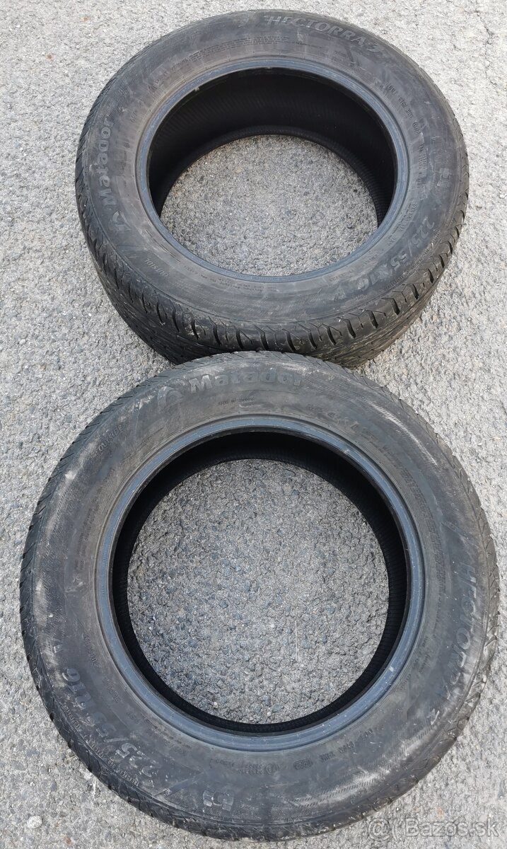 225/55 r16 letne pneu 6mm rok 2022