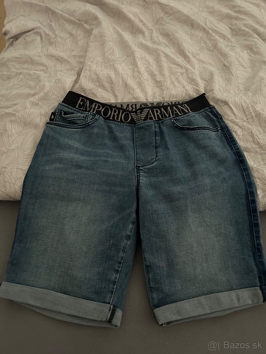 Emporio Armani denim kraťasy