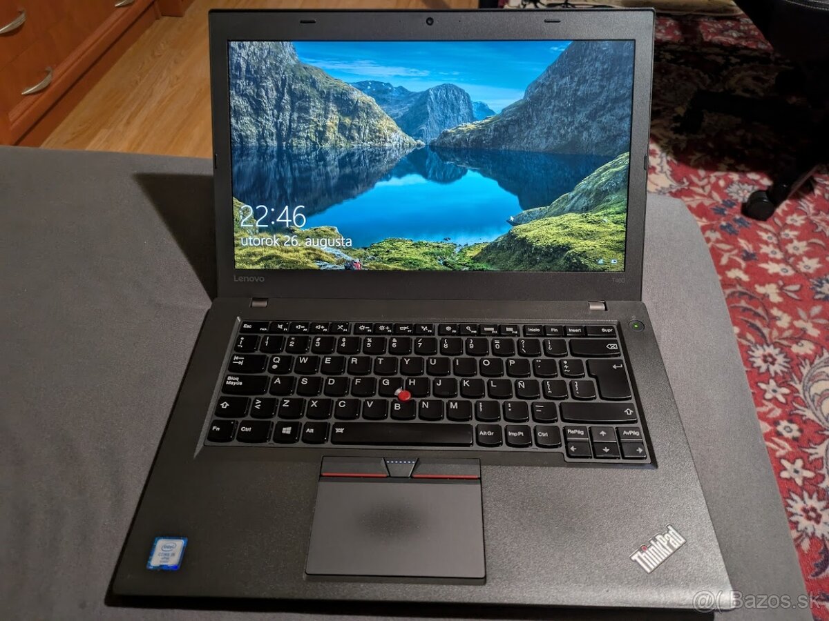 zachovalý notebook Lenovo ThinkPad T460