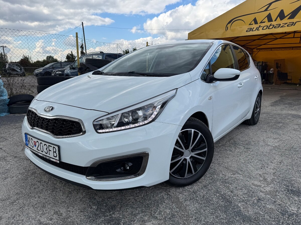 Kia Ceed 1.4i Silver, LED, SK Pôvod, Po servise