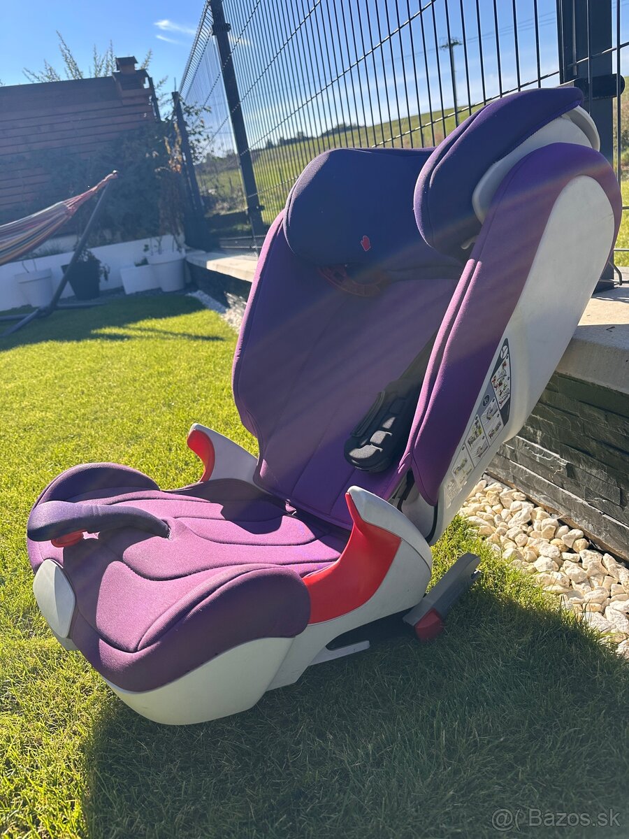 Isofix autosedačka Britax Römer 15–36 kg fialová