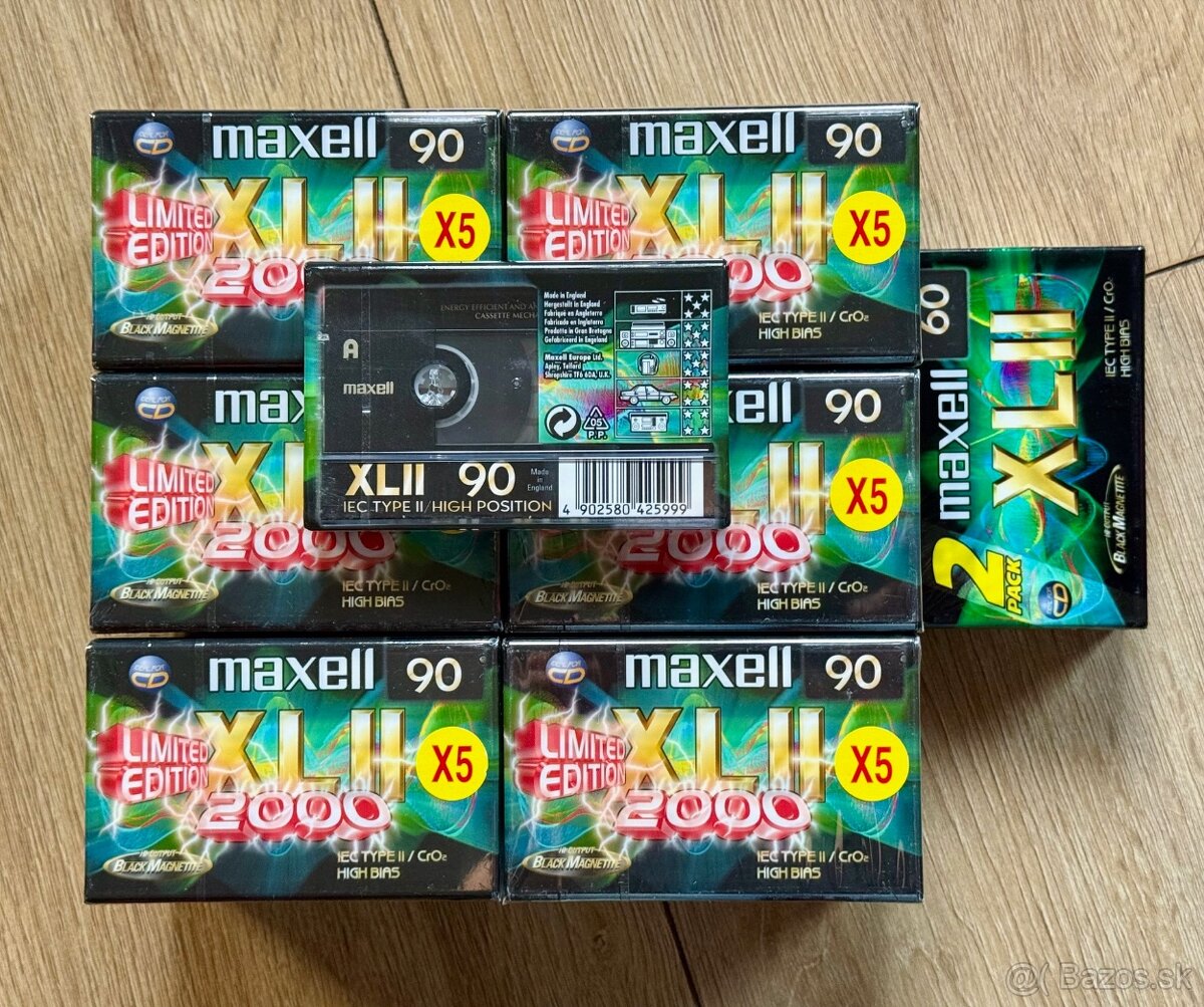 Audiokazety Maxell