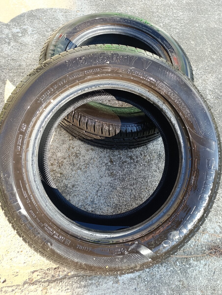 Predam gumy 215 /65/R17  letne