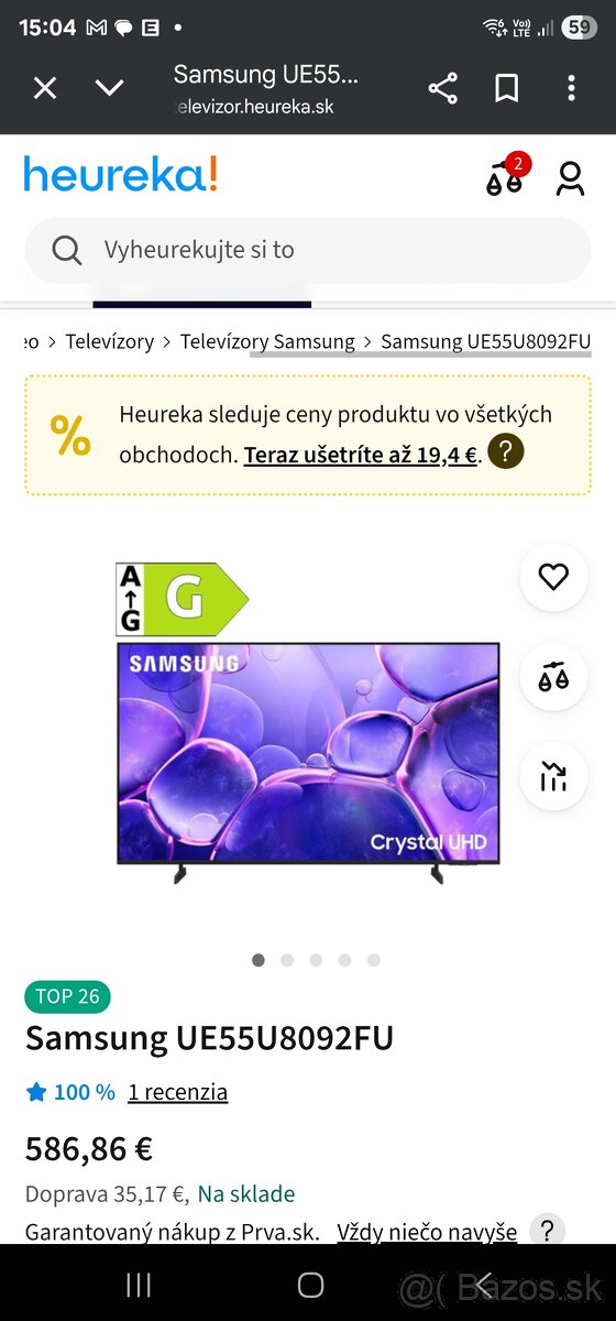 Televízor samsung