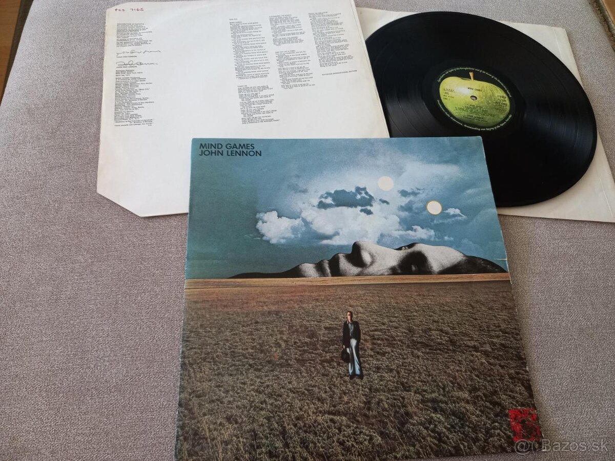 John LENNON “Mind Games” /Apple 1973/+orig. vnut. ob/texty