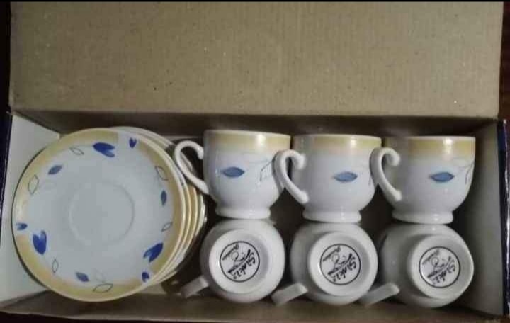 Porcelánová súprava pohárov