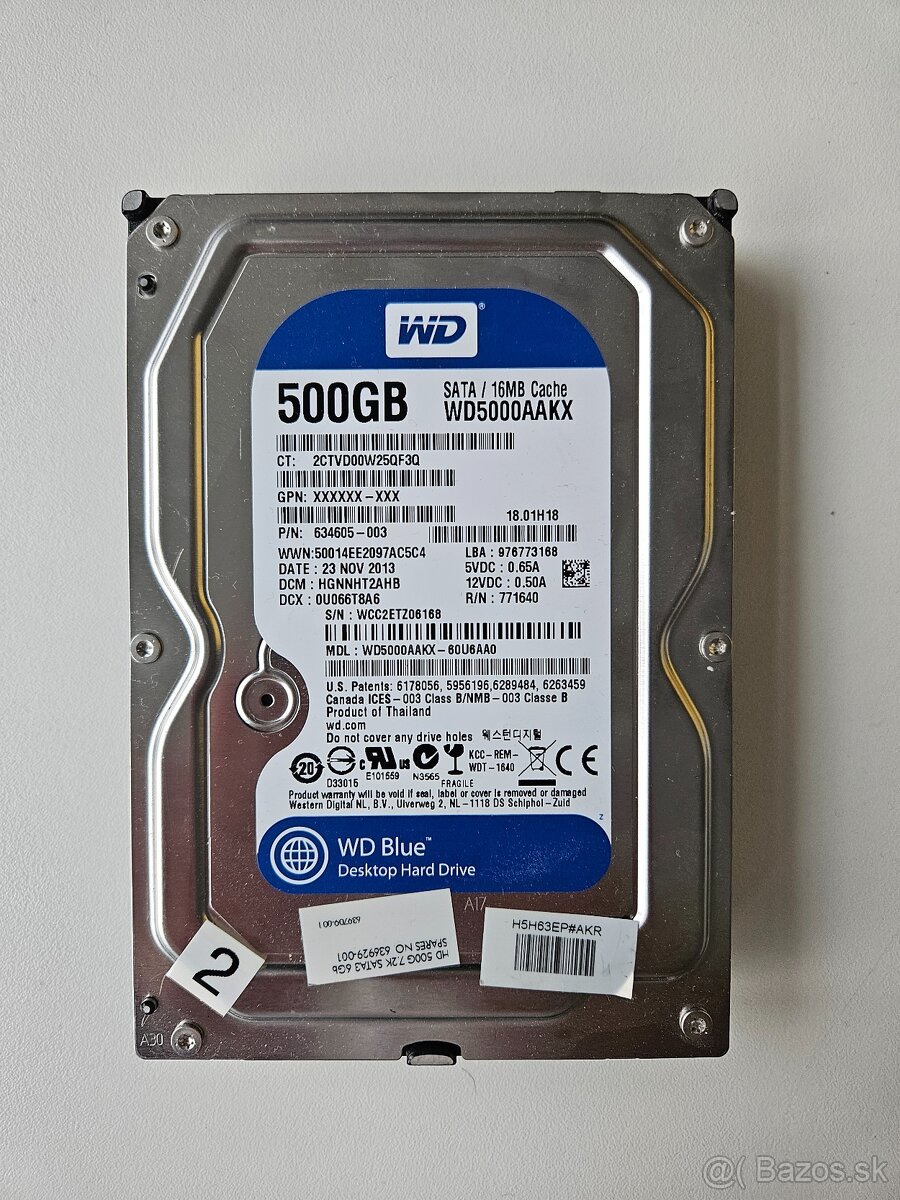 WD Blue 500GB WD5000AAKX
