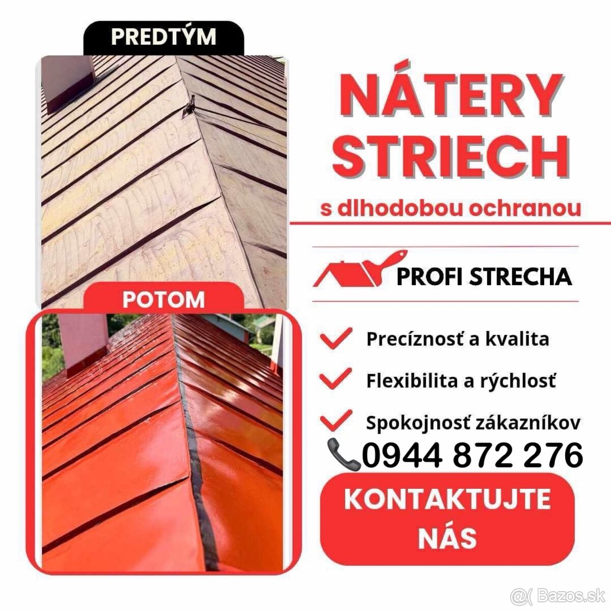 Nátery Striech ProfiStrecha 100% kvalita