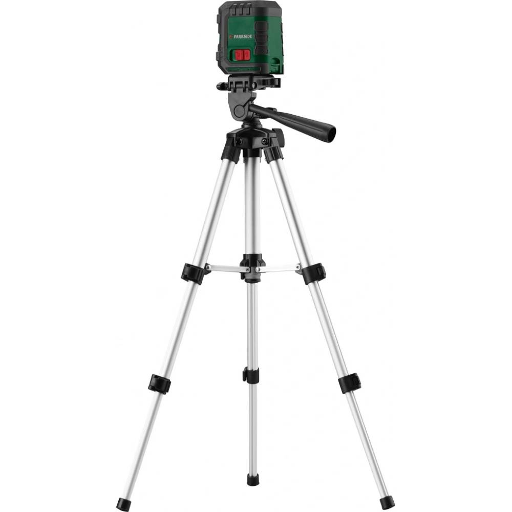 Krížový liniový laser so statívom Parkside PKLL 10B4