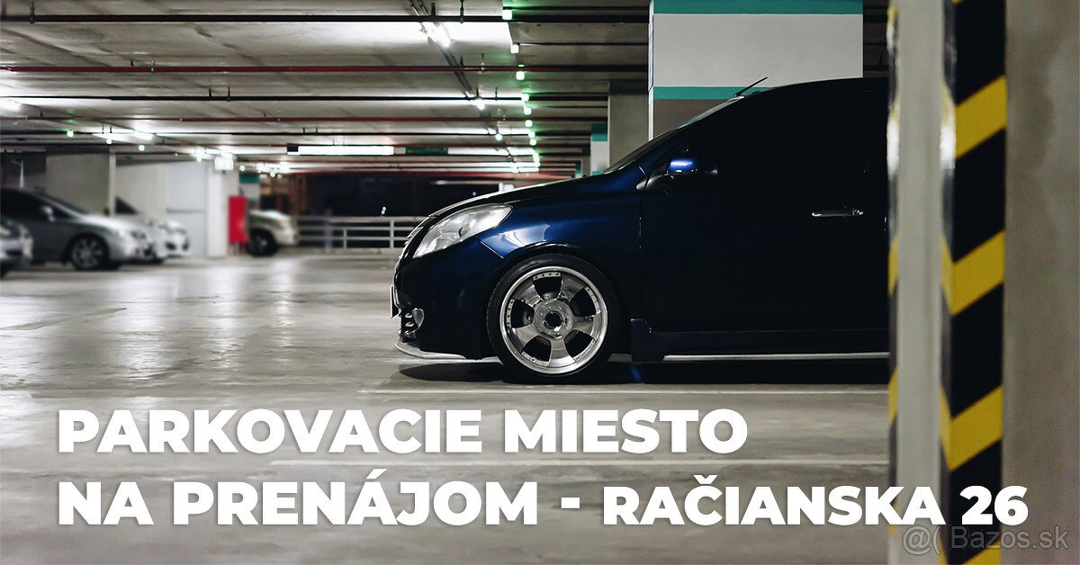 Prenájom garážové státie parkovací dom Urban Residence