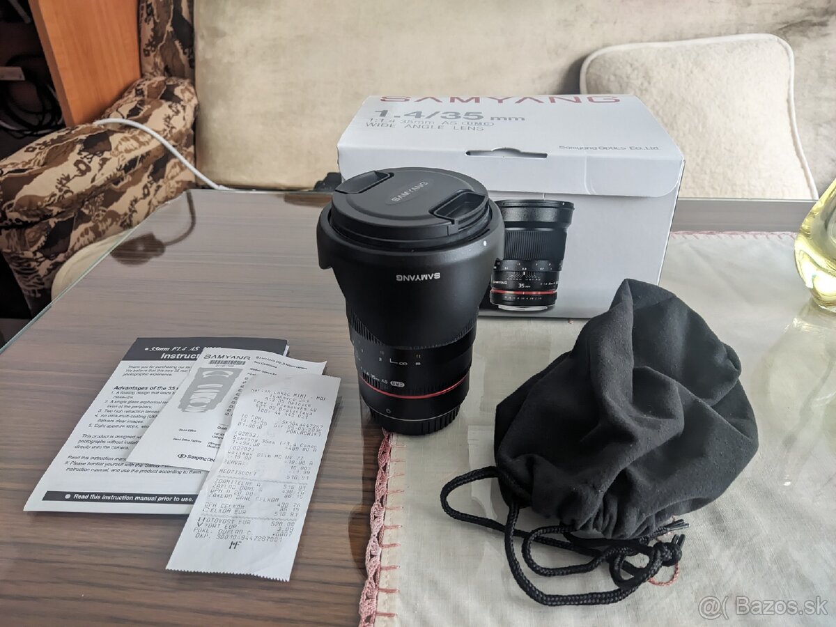 Samyang 35mm 1.4 AE verzia pre Canon