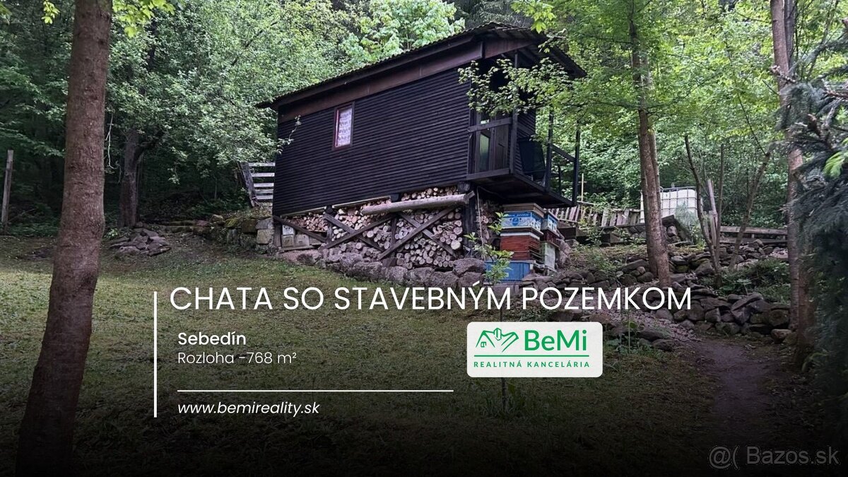 Chata so stavebným pozemkom, Sebedín