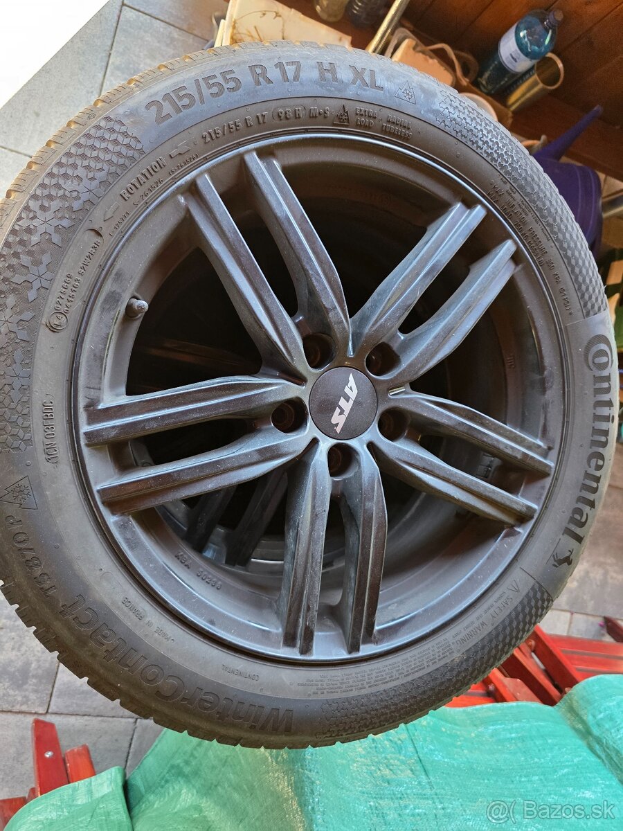 5x112 R17 superb passat 215/55R17 zimne