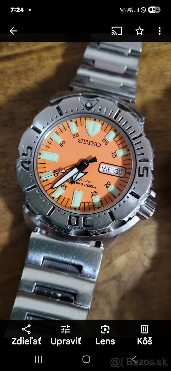 Predám Seiko Monster, SKX781,gen.I.-orange