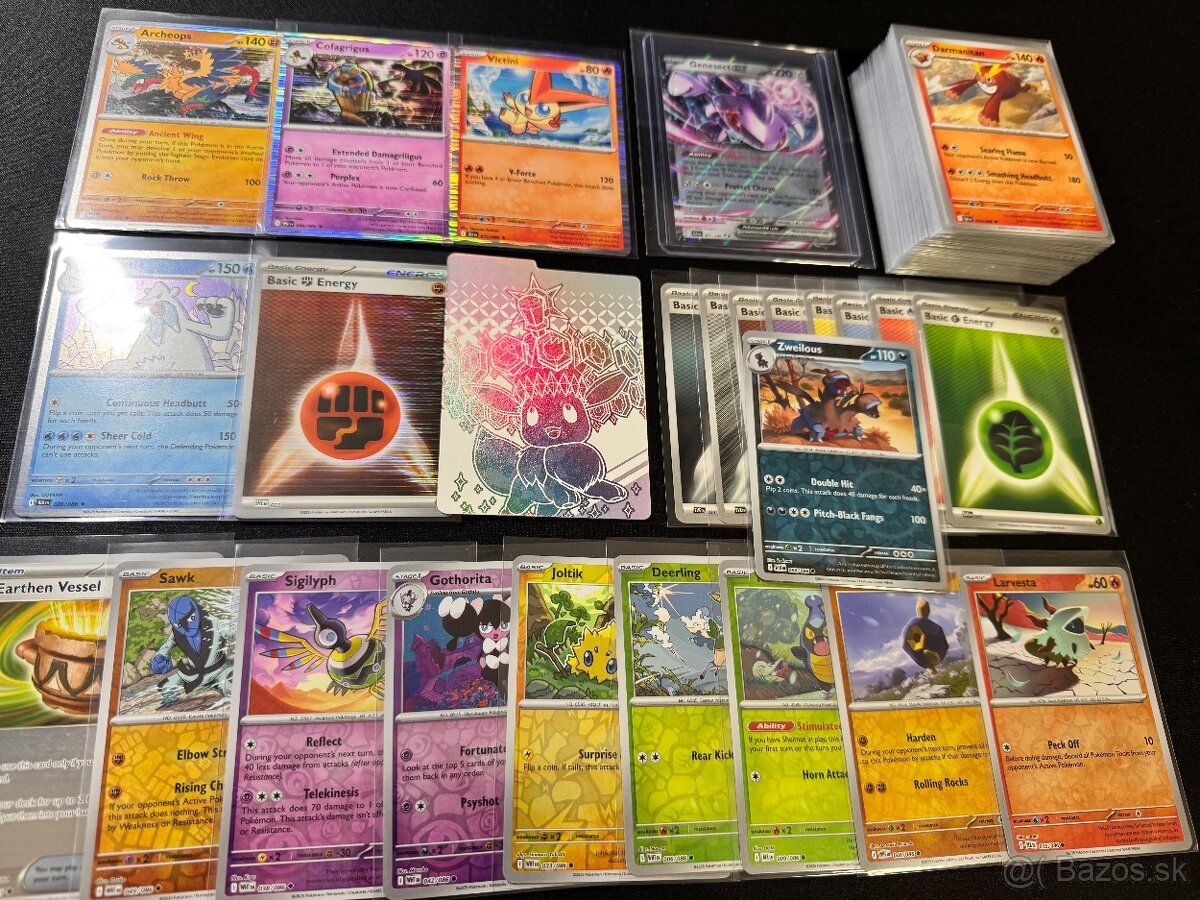 Pokemón MEGA balík C: 100ks kariet v obaloch s EX a darček